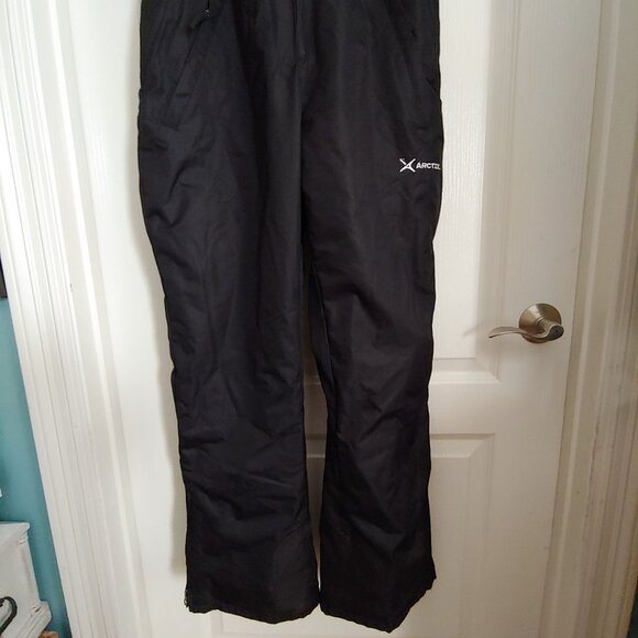 Arctix Women's Essential Insulated Bib Overalls Snow Ski Pants - Black M - Picture 3 of 10